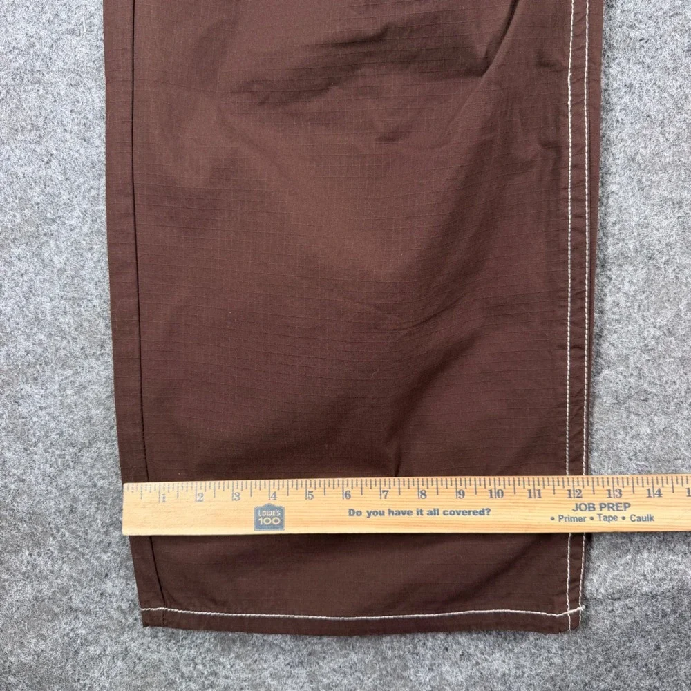 True Religion Men's 2XL Brown Cargo Pants NWT Baggy Utility Contrast Stitch Y2K